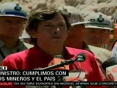 Ministro: Cumplimos con los mineros y el país