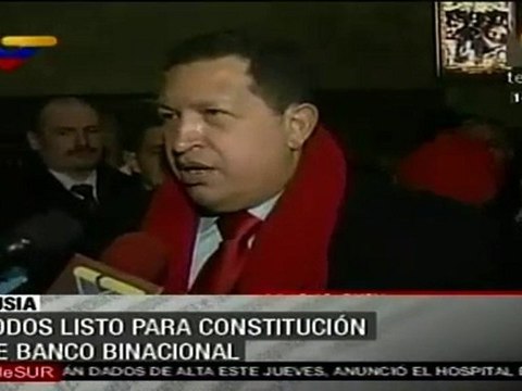 Venezuela y Rusia crearán Banco Binacional