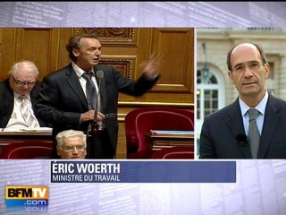 Réforme des retraites : Woerth détérminé