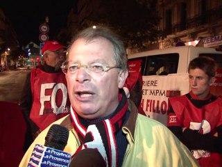 Des grévistes FO ont bloqué les tunnels de Marseille