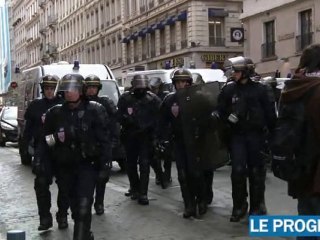 Lyon : démonstration de force contre les casseurs