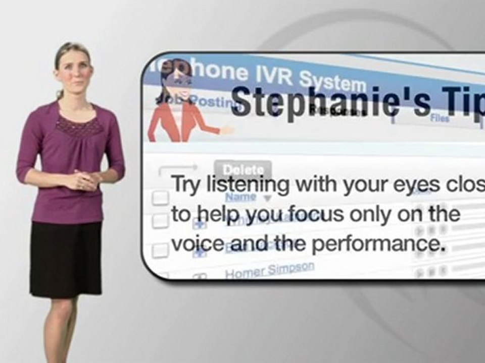 How to audition voice talent like a Hollywood director