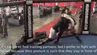 Paulo Thiago training for UFC 121