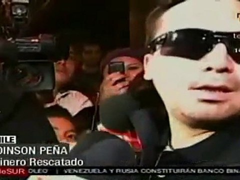 Mineros Carlos Mamani, Juan Illanes y Edison Peña regresan