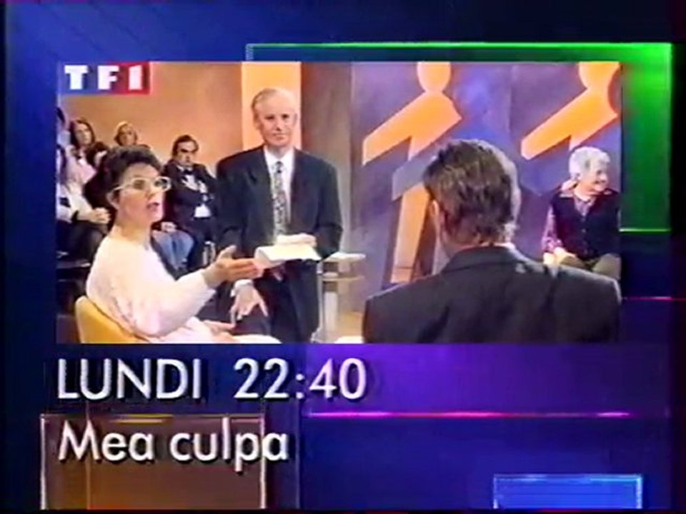 Bande Annonce De L'emission Mea Culpa Janvier 1993 TF1