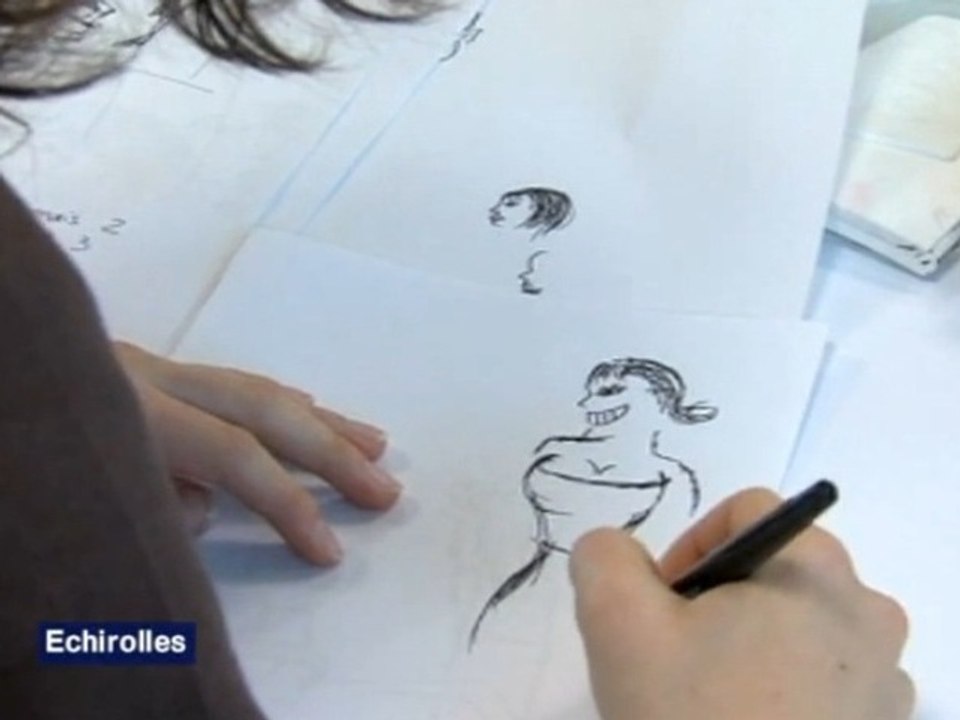 Des lycéens isèrois découvrent le dessin de presse...