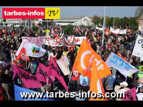 Tarbes 16-10-2010 Encore des milliers de manifestants