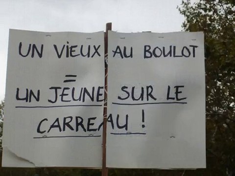 Manif retraites Montélimar 16 octobre 2010