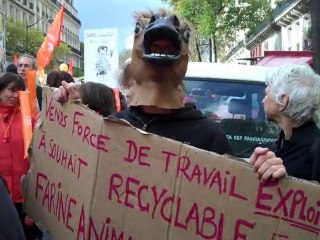 La manifestation du 16 octobre au coeur du cortège CFDT