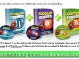 Auto Blog Samurai Software - Just 11 Minutes Work per Blog R