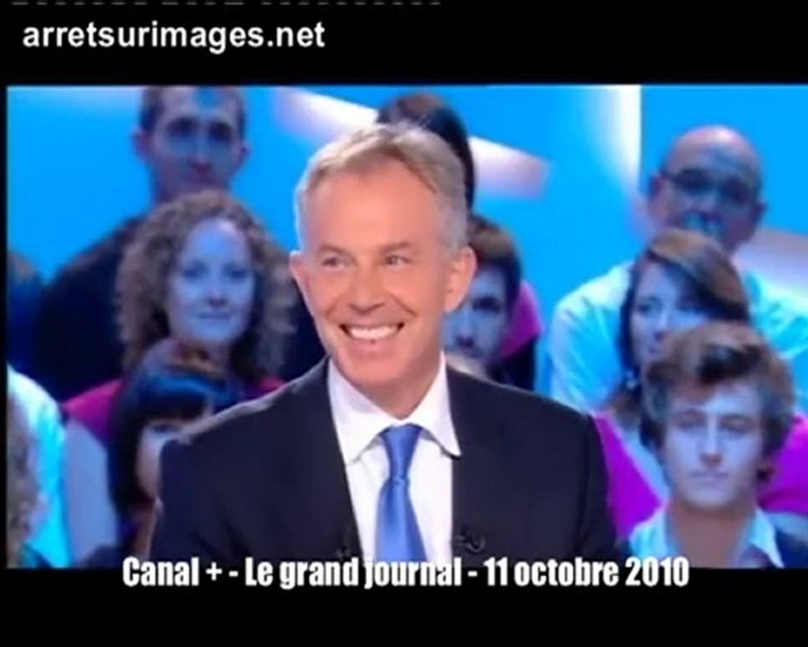 Tony Blair sur Canal+ - Oct 2010 (2/3)