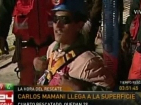 Mineros Atrapados en Chile N.4 Carlos Mamani