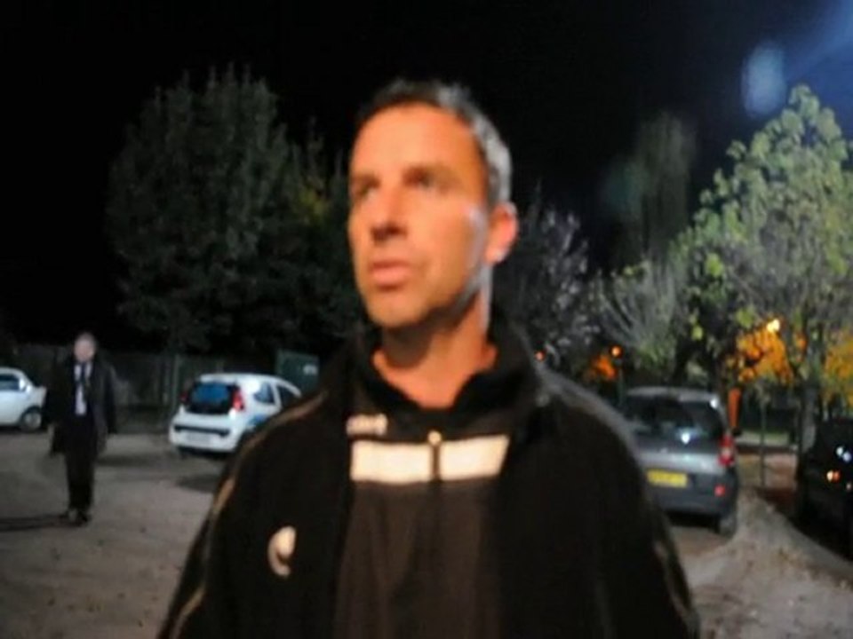 L. Large (FCMB) et l'élimination du FCMB en coupe de France