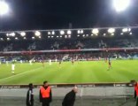 Quelques secondes après le 2e but signé Belhanda !