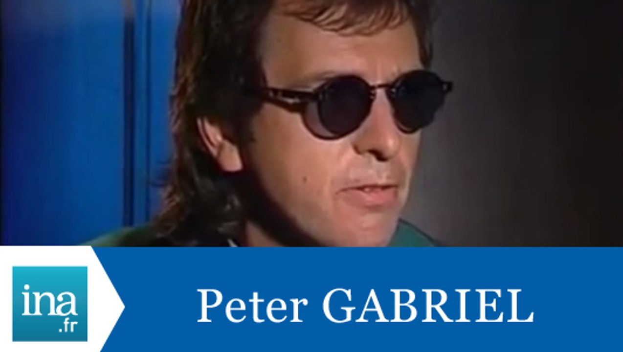 Peter Gabriel répond à Peter Gabriel - Archive INA