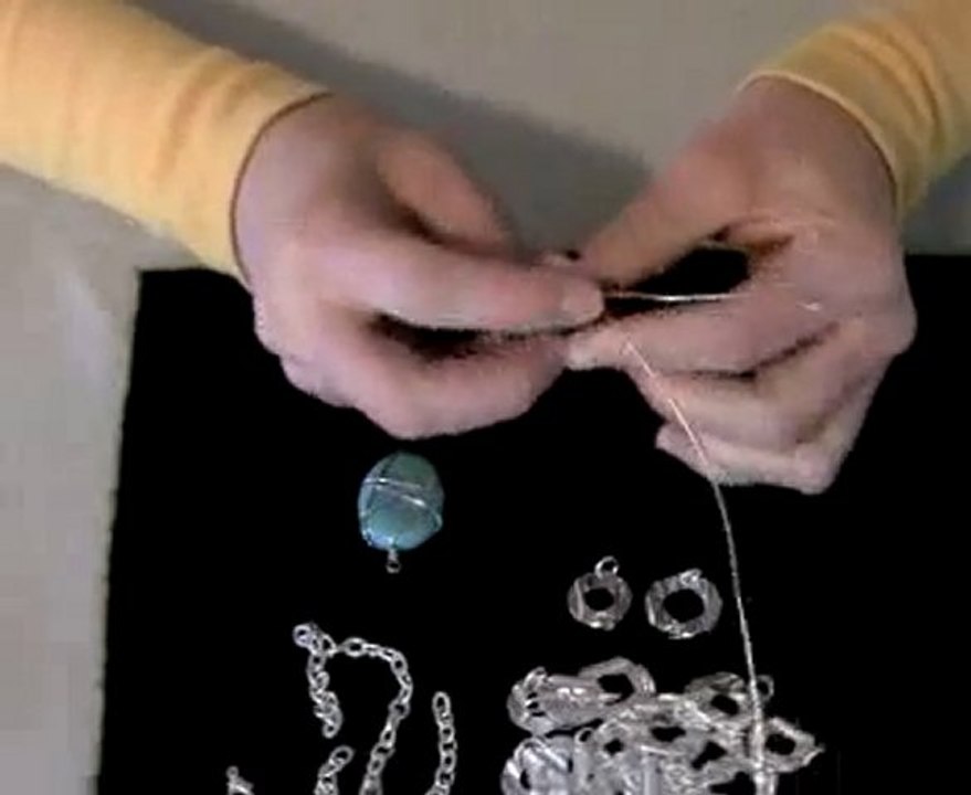 Jewelry Making Instructions, Wire Wrapping Pendants