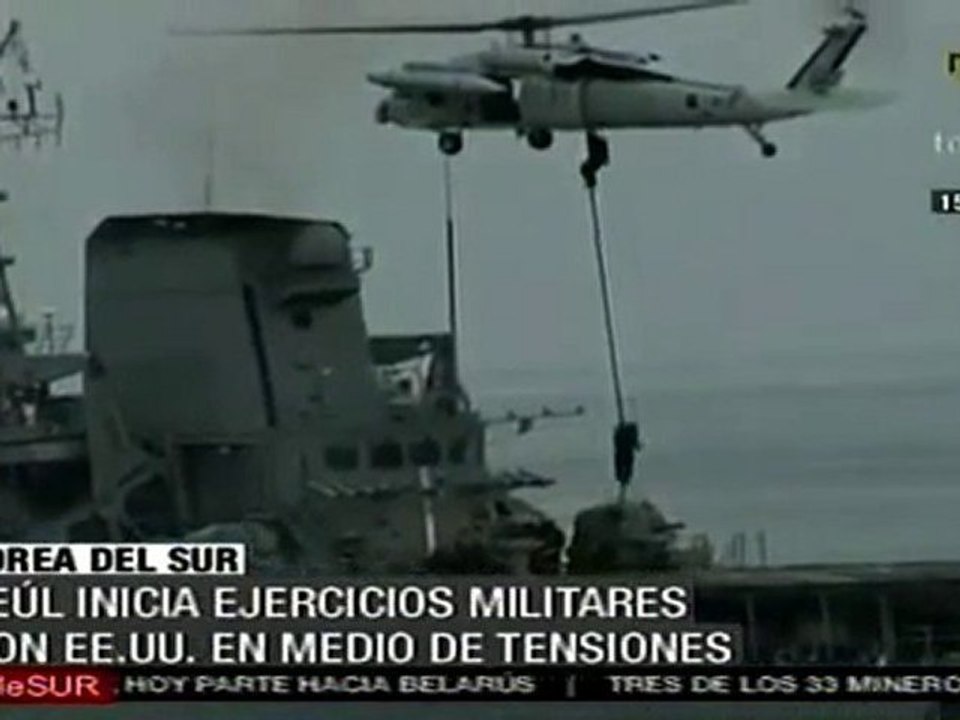 Corea del Sur y Estados Unidos inician ejercicios militares conjuntos de defensa aérea