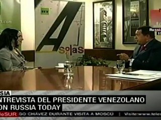 Entrevista de Hugo Chávez con Russia Today
