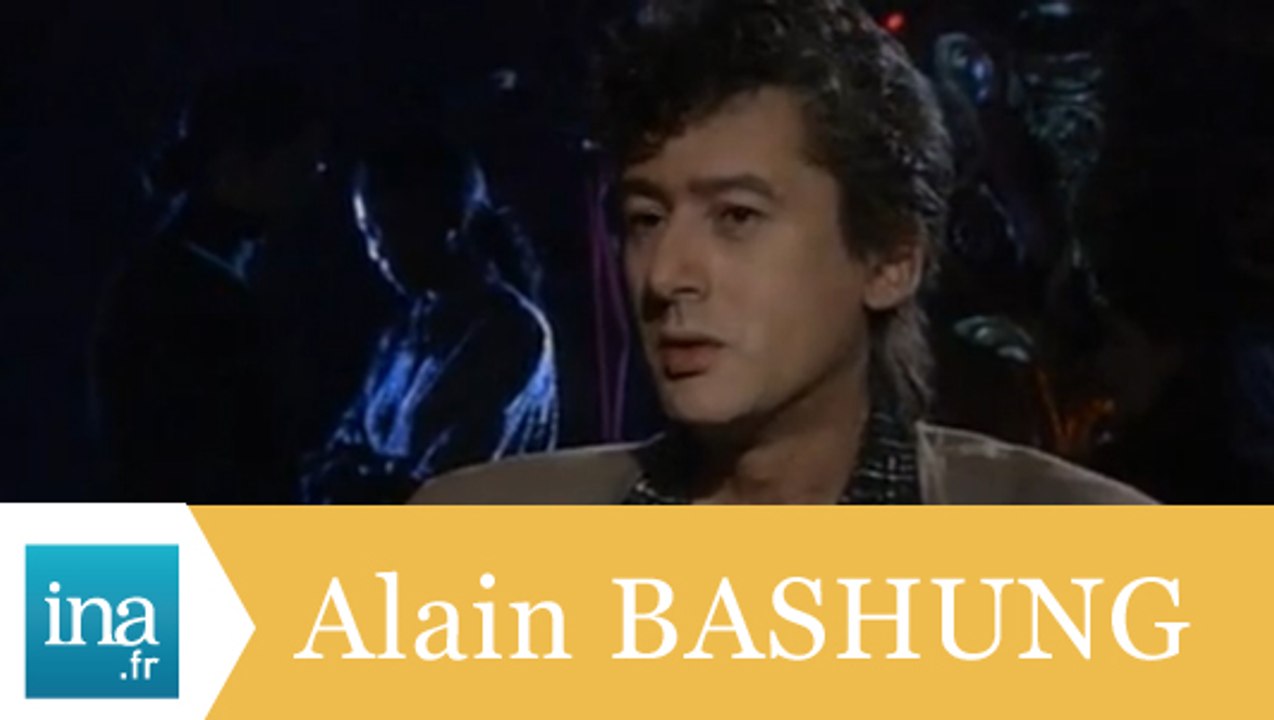 Alain Bashung, l'interview 1ère fois - Archive INA