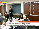 44 millones de pobres viven en Estados Unidos