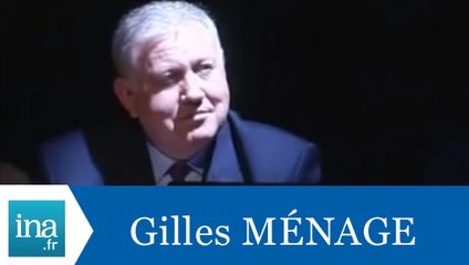 La question qui tue Gilles Ménage "Obéir aux ordres" - Archive INA