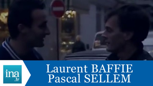 Laurent Baffie détruit la voiture de Pascal Sellem - Archive INA
