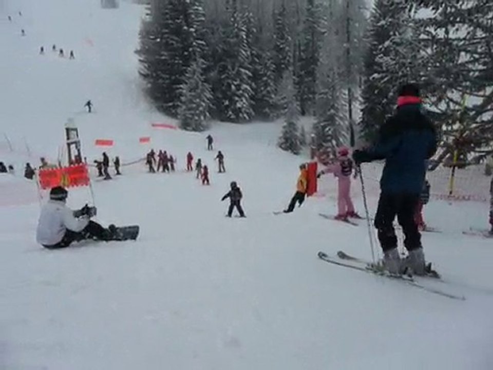 Ski La Plagne 2010 - Départ pour Antoine