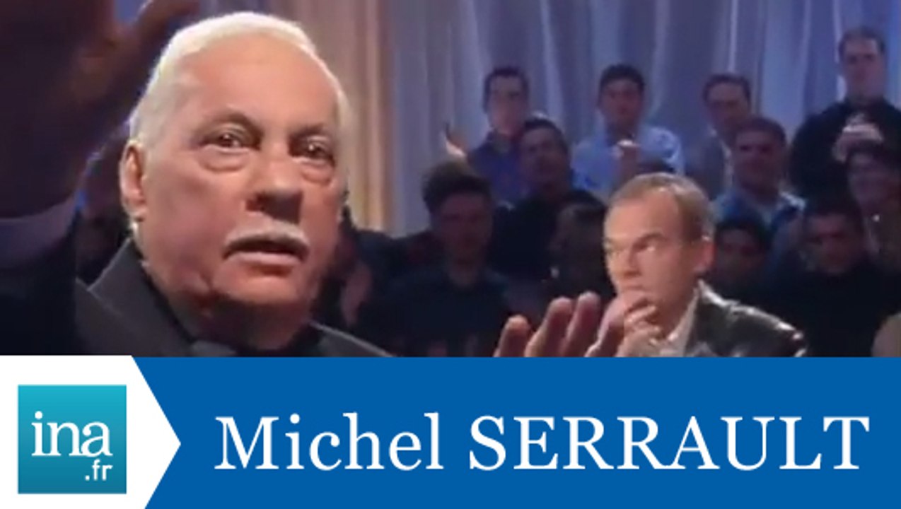 Arrivée triomphale de Michel Serrault chez Thierry Ardisson - Archive INA