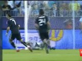 Luque Pepe'nin kulağını çekti (Malaga-Real Madrid)-Goal.com