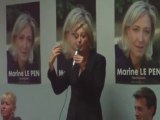 Marine Le Pen combat le mondialisme et l'islamisme