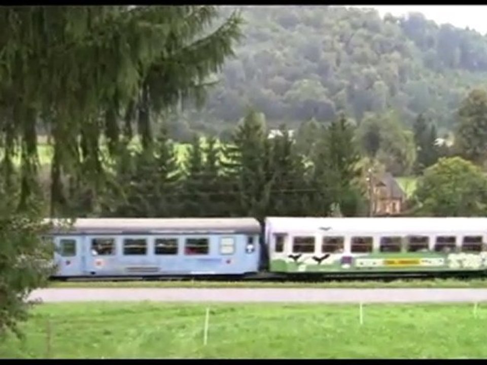 1099 002 + 004 + R 6805 zwischen Kirchberg und Schwerbach