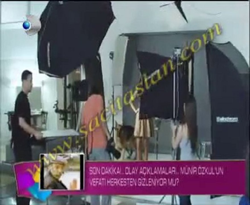 Tuba Büyüküstün pantene fotoğraf çekimi (Magazin D)