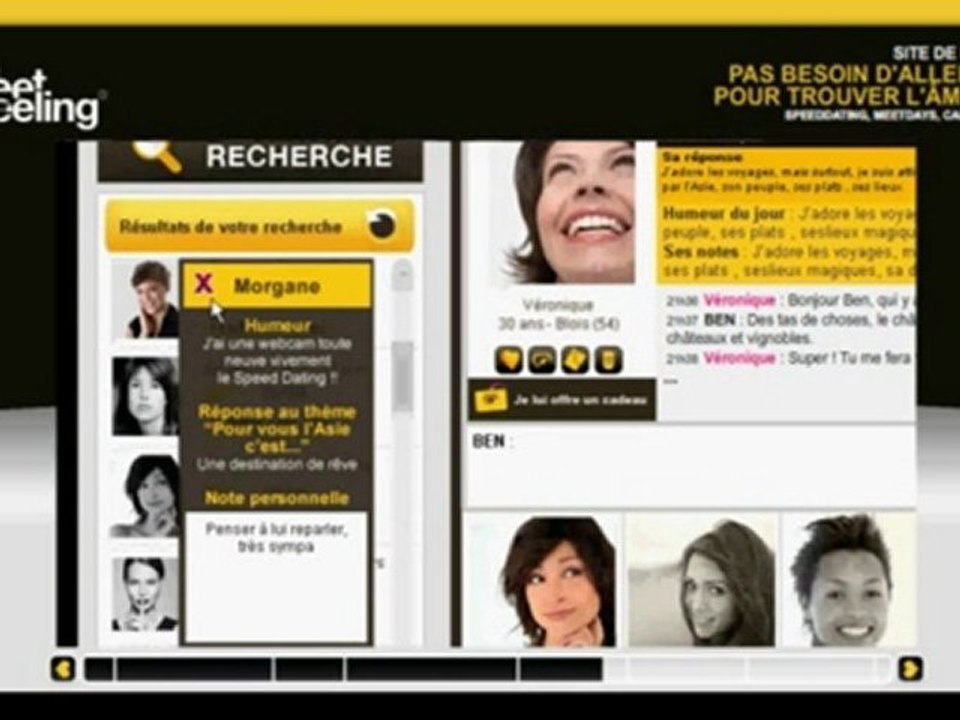 MeetFeeling - site de rencontre avec tchat gratuit