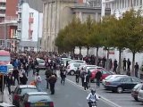 Manifestations  devant un  lycée Le Havre video