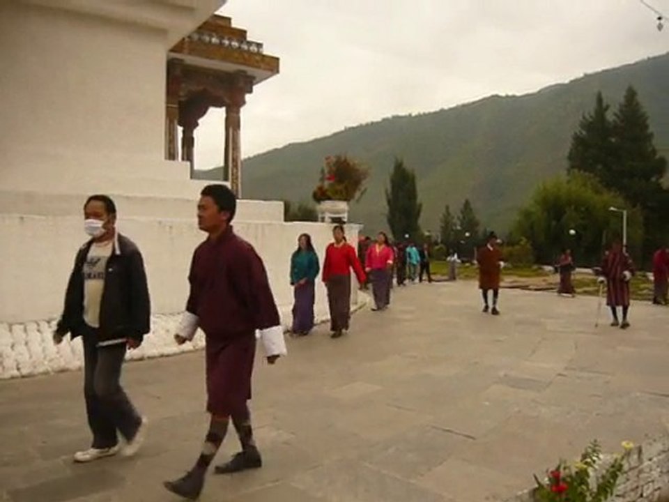 Autour du stupa