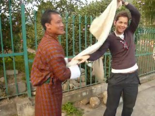 Arnaud et l'écharpe