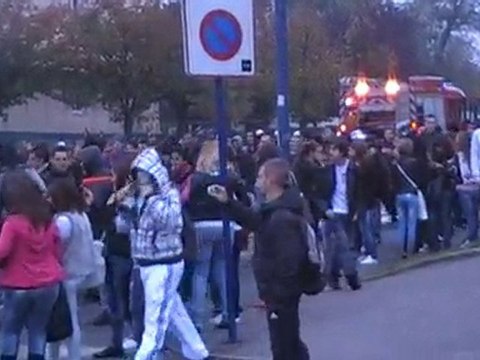 Blocus a Rombas le 15/10/2010