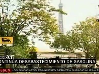 Persiste desabastecimiento de gasolina en Francia, surten al