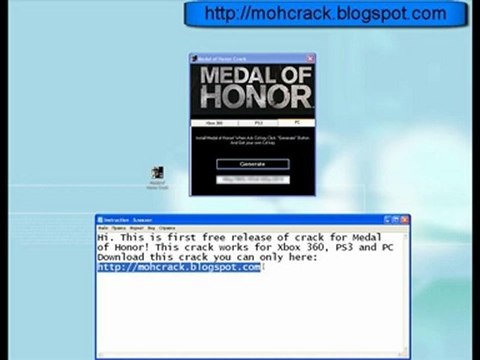 Medal of Honor keygenerator Free on Xbox 360, PS3 and PC