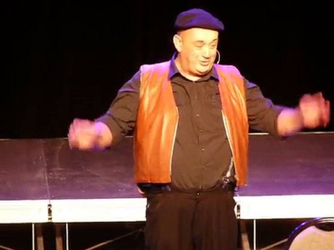 Jean-Marie Arrus à Wissembourg. Fin de spectacle.