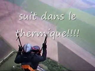 test caméra suiveuse en parapente