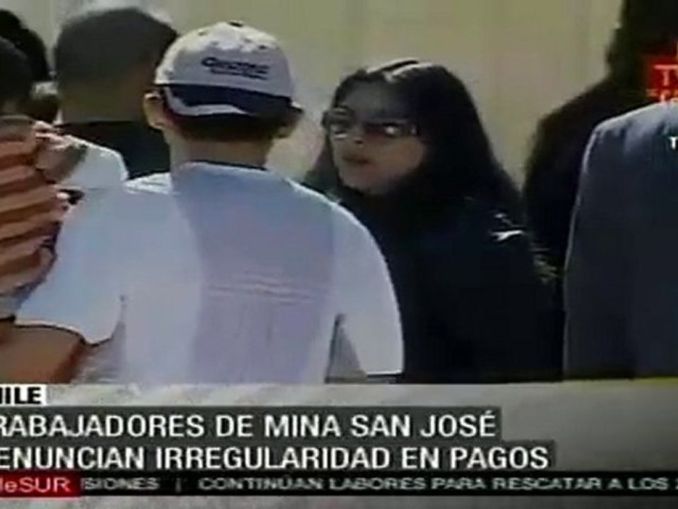 Mineros chilenos reclaman irregularidad de pagos