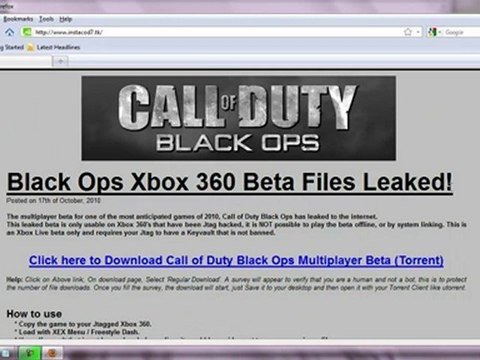 NEW BLACK OPS BETA CODE GENERATOR October Release
