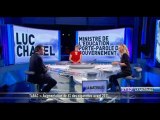 Luc Chatel sur Canal Plus - 18.10.2010