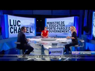 Luc Chatel sur Canal Plus - 18.10.2010