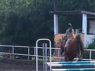 17.10.10 - entrainement obstacle - Léa M et Math