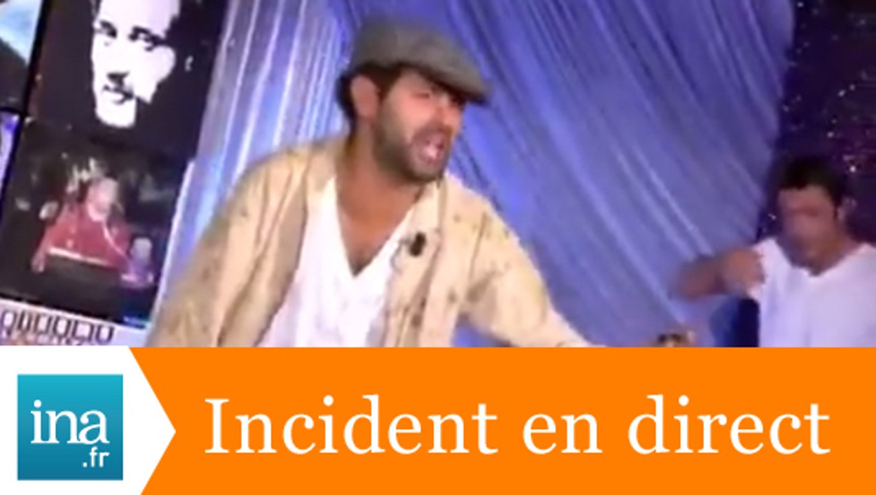 Jamel Debbouze la douche au champagne - Archive INA