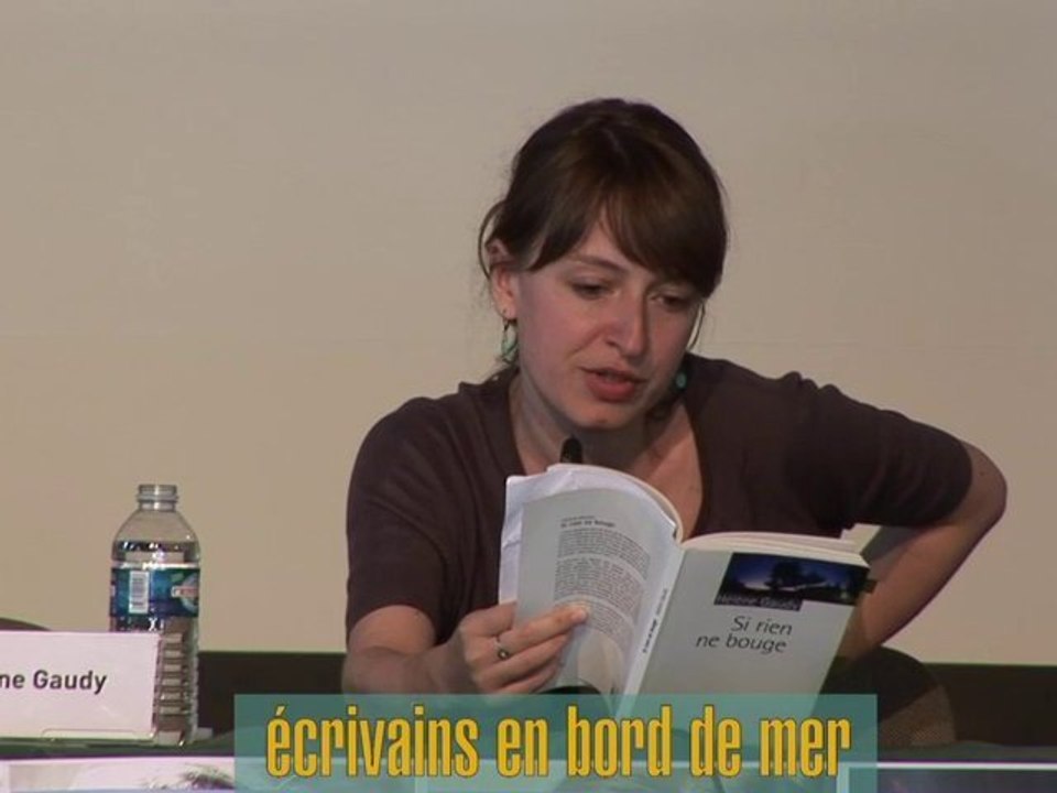 Ecrivains en bord de mer 2010 lecture d'Hélène Gaudy