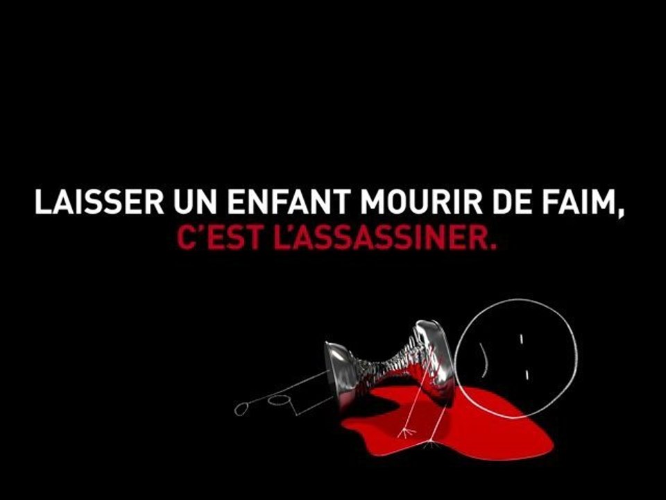Action contre la  Faim campagne de communication 2010