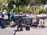 Musiciens à Barcelone (groupe O2)